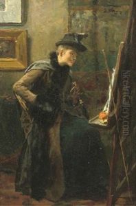 Girl In An Atelier