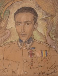 Portret Zdzislawa Czermanskiego by Stanislaw Ignacy Witkiewicz (Witkacy)