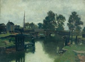 On The Medway. by John Bromley