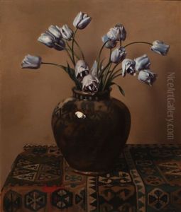 Still Life With Tulips In A Vase Still Life With Tulips In A Vase