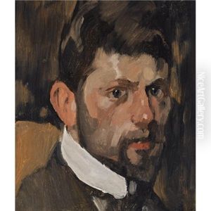 A Portrait Of The Painter Felicien Bobeldijk