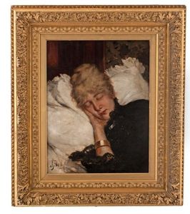 A Woman Asleep by John Harrison Witt