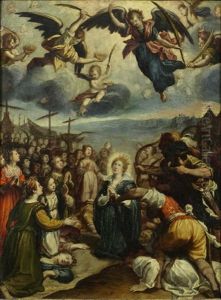The Martydom Of Saint Ursula by Peter de Witte the Elder