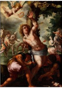 Das Martyrium Des Heiligen Sebastian by Peter de Witte the Elder
