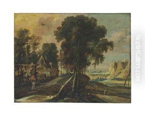 Landscape With A Cottage by Gaspar de Witte