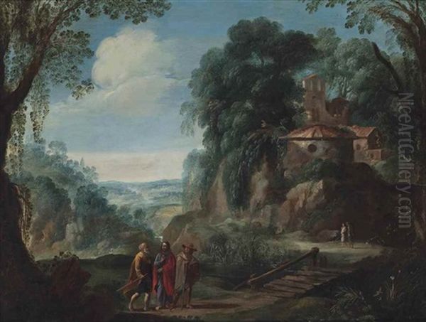 Christ On The Road To Emmaus - view 1