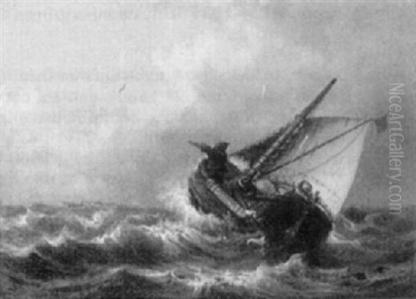 Helgolander Fischer Auf Schellfischfang - view 1