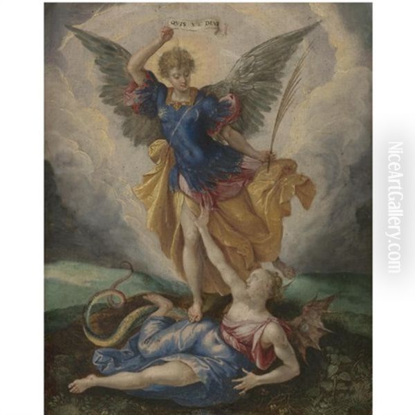 Saint Michael Vanquishing Satan - view 1