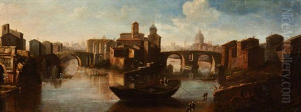 Capriccio Of The Rome And The Tiber - view 1