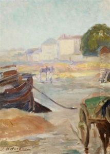 An Der Kuste In Der Normandie by Ernest Wittmann