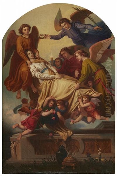 Angels Carrying The Body Of Saint Catherine To Mount Sinai - view 1