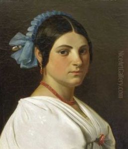 Junge Romerin by Johann Michael Wittmer the Younger