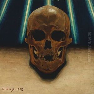 Composition With Skull by Niels Wiwel