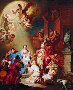 L'adoration Des Mages by Tiberius Dominikus Wocher
