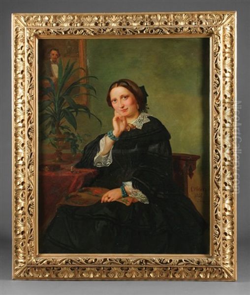 Portrait Of An Engineer; Portrait Of His Wife (pair) - view 1