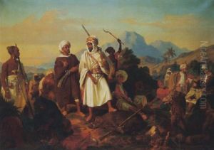 Hunting In The Atlas Mountains by Edmund Wodick