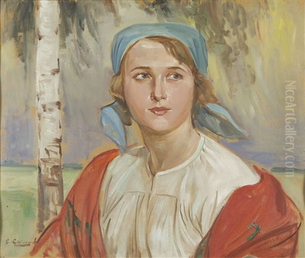 Portret Kobiety W Stroju Ludowym - view 1