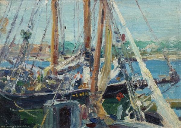 Harbor Scene With Boats - view 1