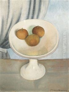 Still Life With Fruit Bowl (ca. 1937) by Gustave van de Woestyne