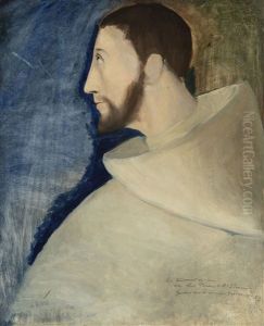 The Monk (1905) by Gustave van de Woestyne