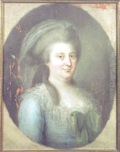 Portrait Of Luise, Duchess Of Mecklenburg-schwerin Nee Princess Of Sachsen-gotha-roda