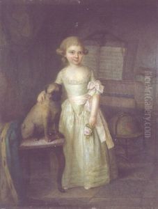 Portrait Of Luise Charlotte, Princess Of Mecklenburg-schwerin by Daniel Woge