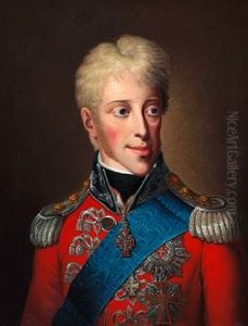 Portrait Of Frederik Vi (1784-1839) In Gala Uniform Wearing The Order Of The Elephant, A Silver Merit Cross And Badge And Breast Star As A Grand Commander Of The Order Of Dannebrog (after F. C. Groger)