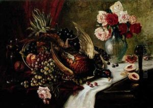 Still Life With Fruit, Flowers And Pheasant