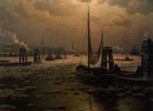 Hamburger Hafen by Paul Wolde