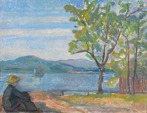 Kystlandskap by Oluf Wold-Torne