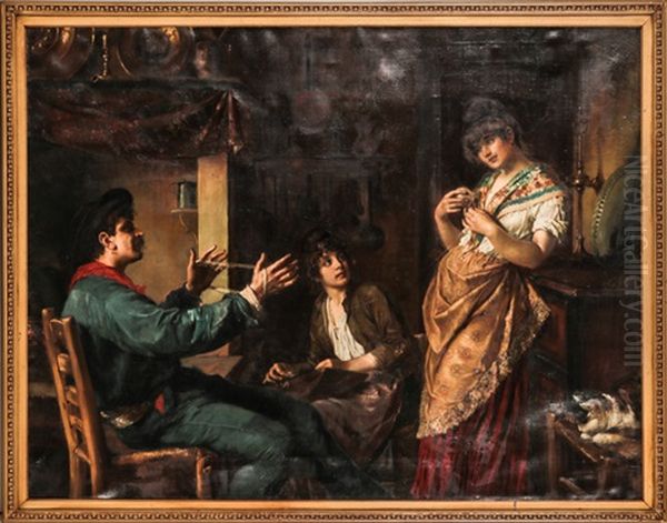 Interior Scene With Figures - view 1
