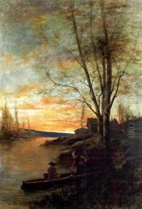 Heimkehr Von Der Abendlichen Ruderpartie