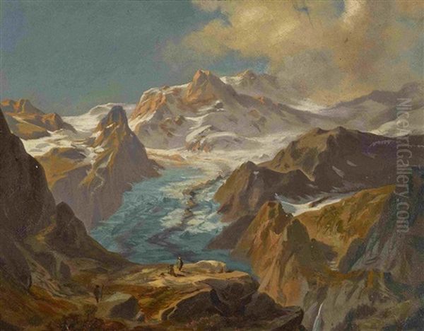 Schweizer Gletscherlandschaft - view 1
