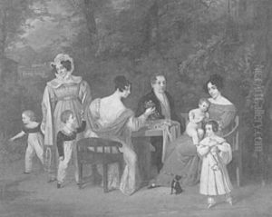 An Afternoon In The Garden by Franz Wolf