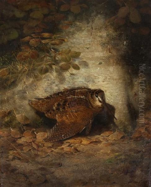 Autumn--wounded Woodcock, 1850 - view 1