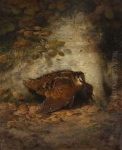 Autumn--wounded Woodcock, 1850 Autumn--wounded Woodcock, 1850