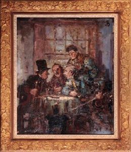 Tischgesellschaft by Rudolf Robert Wolf
