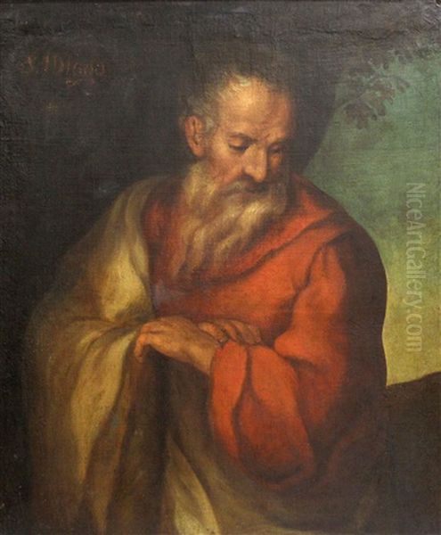 Bildnis Eines Bartigen Mannes (apostels?) - view 1
