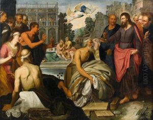 Christus Heilt Einen Kranken Am Teich Bethesda (collab. W/workshop) Christus Heilt Einen Kranken Am Teich Bethesda (collab. W/workshop)