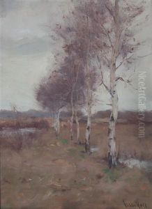 Landscape by Gustav Wolff