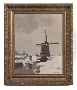 Winter Landscape by Gustav Wolff