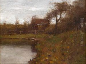 Autumn Landscape by Gustav Wolff