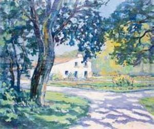 Mas En Provence by Achille Bron