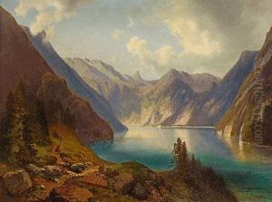 Der Konigssee by Max Wolfinger