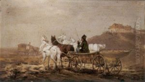 Pferdefuhrwerk by Joseph Wolfram