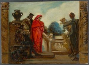 Historische Szene by Friedrich Ernst Wolfrom