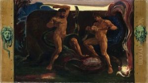 Herakles Und Iolalos Im Kampf Mit Der Hydra Herakles Und Iolalos Im Kampf Mit Der Hydra