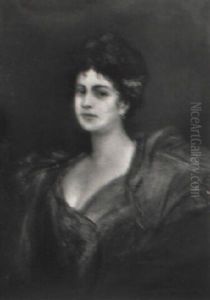 Portrait Einer Dame by Friedrich Ernst Wolfrom