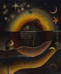 Composition A L'oiseau Et Etoiles by Hubert Wolfs