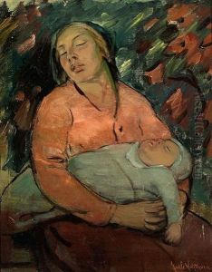 Mutter Mit Kind (schlaf) Mutter Mit Kind (schlaf)